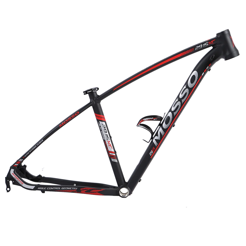 29er Mosso 2915XC Aluminum Alloy Frame Mountain Bike Frame Ultra-light Disc Brake Internal Cable Rout Bicycle Accessories