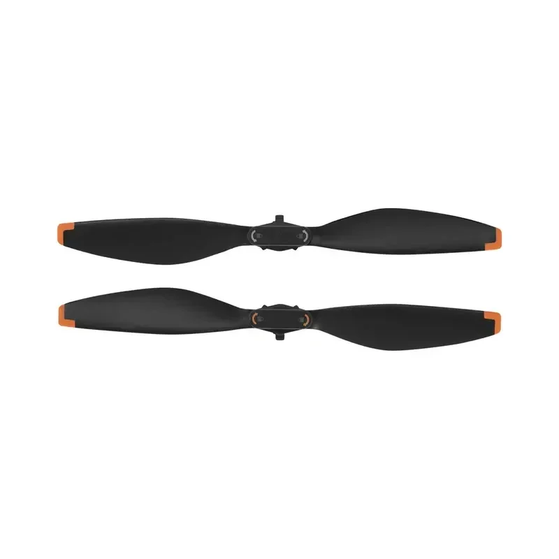 Lot de 2 paires d'hélices DJI Mini 5 Pro, une brune et une or, pour drone.