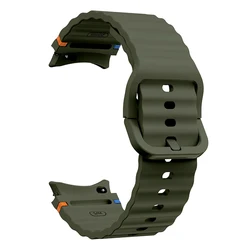 Premium Stainless Steel Bracelet Strap - Galaxy 5 pro 45mm (Army green 10)