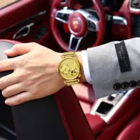 Montre homme POEDAGAR de luxe, affichage double fuseau horaire, étanche, date, montre sport, bracelet en acier inoxydable, montre à quartz pour homme 6