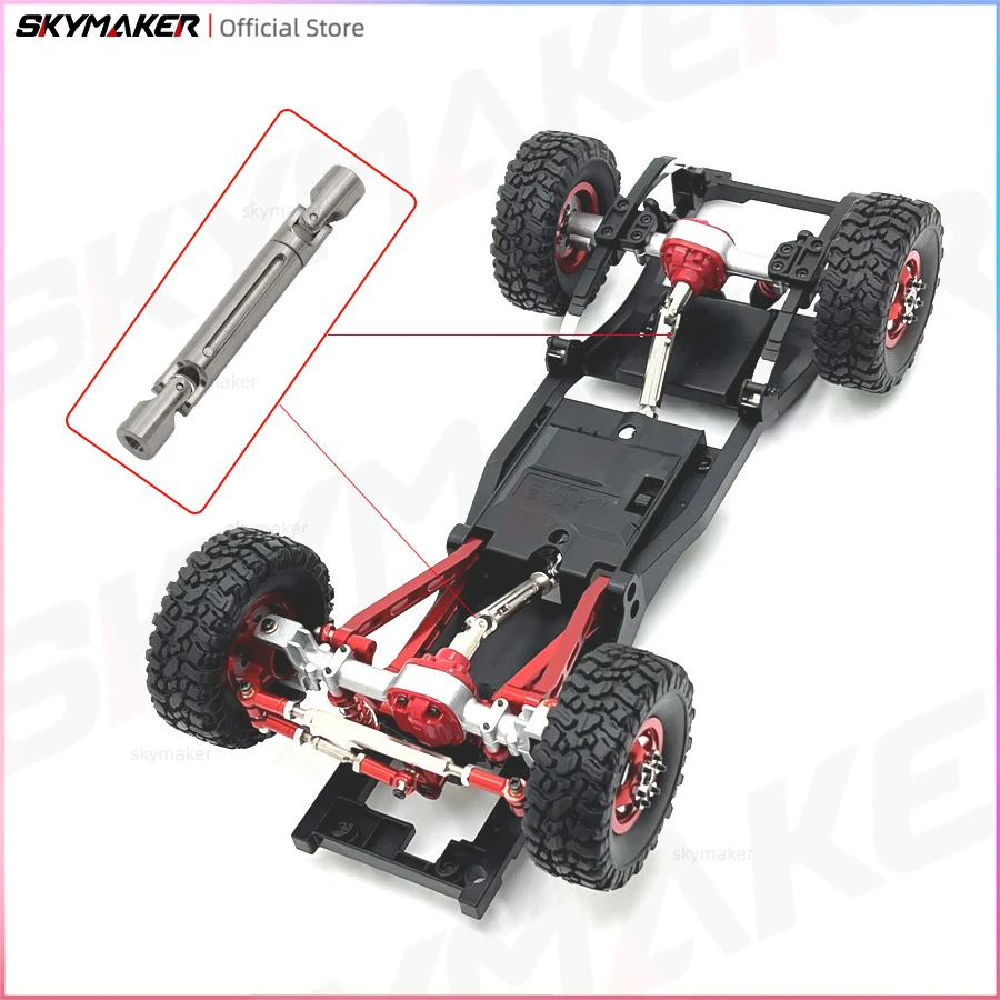 1/12 RC Auto Crawler MN78 MN82 Mn168 Metall Antriebswelle CVD Antriebswelle mit 3mm bis 4mm Welle Hülse Upgrade Teile Zubehör – Detail 5