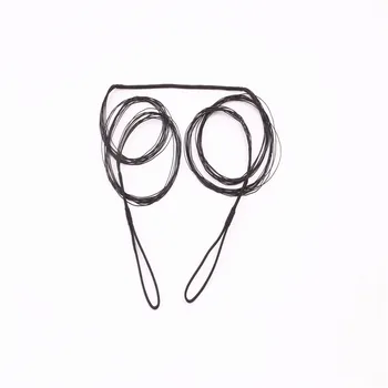 113cm-170cm 블랙 보우 스트링 태클 리커브 보우스트링, 내구성 있는 야외 화살표 로프, 조정 가능한 양궁 사냥 슈팅 액세서리