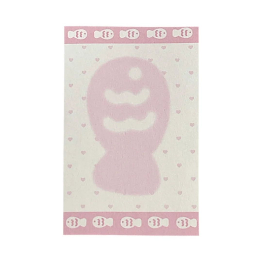 Kawaii Rosa Katzen-Notizblock 50 Blatt Niedliche Pfoten-Klebezettel A7-Format Notizblock für Journaling Studium Büro Schule Schreibwaren – Detail 15