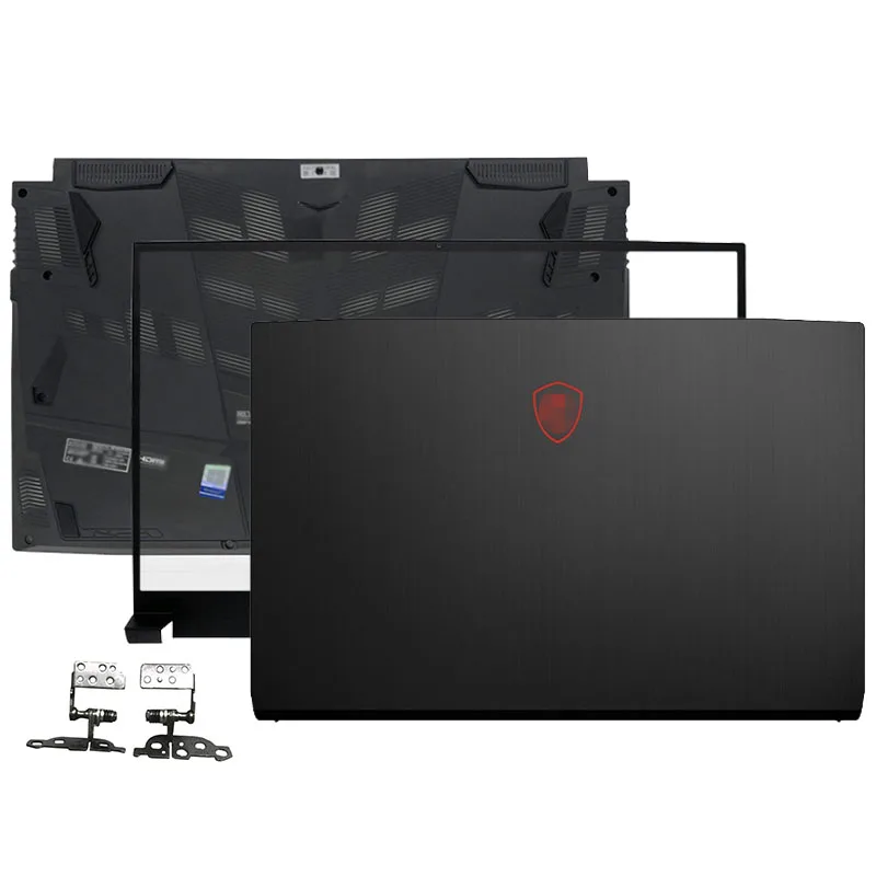 

Новинка, задняя крышка для ноутбука MSI GF75 MS-17F5 Series, ЖК-дисплей, передняя панель, Упор для рук, нижняя крышка, ЖК-петли, A B C D, черная крышка