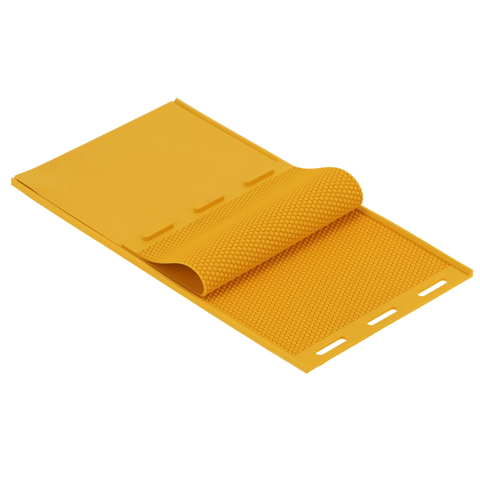 Beeswax Press Embosser 5.4mm Beeswax Press Mold  Rubber Comb  Sheet Beekeeping Accessory Yellow Beeswax Sheet
