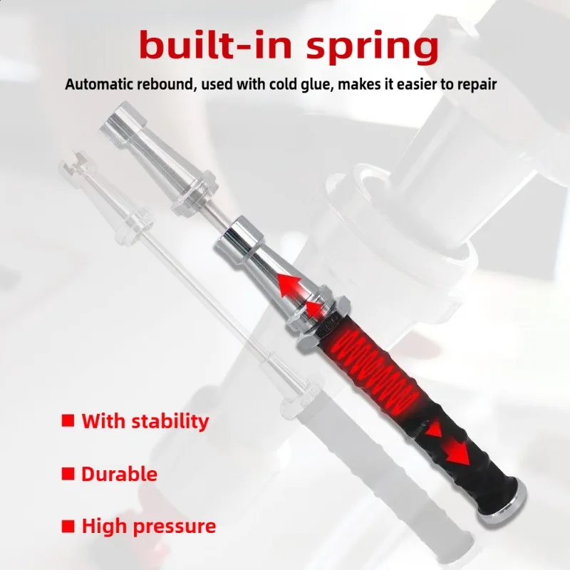 Built-in spring Telescopic Small Pull Hammer Car Dent Repair Sliding Hammer Mini Anti-Skating Hail Pull Hammer Tool Set