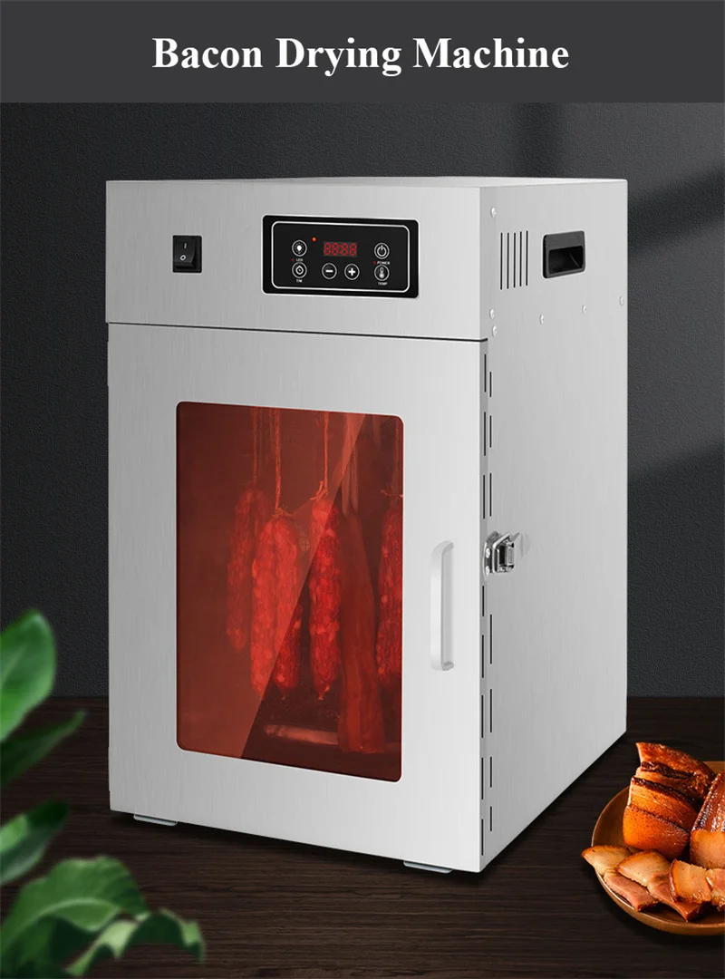 Household Sausage Drying Machine Electric 220V 110V Food Dryer Dehydrator Cured Meat Chicken Bacon Maker Commercial 2