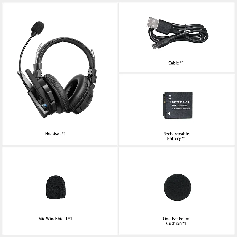 מערכת אינטרקום אלחוטית SYNCO Xtalk XMax XMax2 XMax5 XMax9 XMax13 2.4G לתקשורת צוות, צילום סרטים והצגה חיה