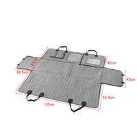 Dog Car Seat Cover Waterproof Pet Dog Carriers Travel Mat Hammock For Small Medium Large Dogs Car Rear Back Seat Safety Pad 6