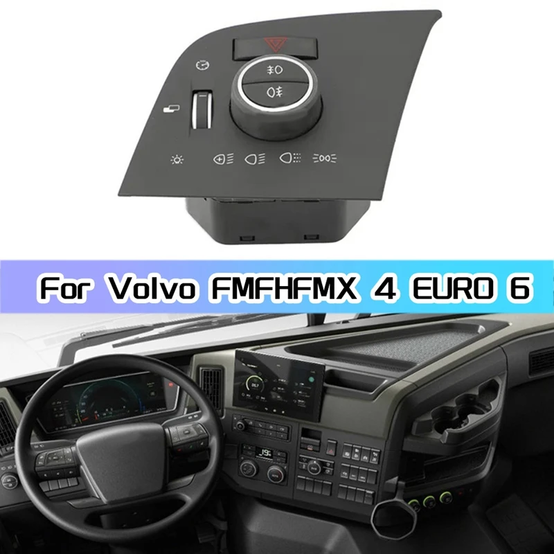 

Truck Light Switch Control Panel Light Combination Switch 21762237 22154311 For Volvo FM/FH/FMX 4 EURO 6 Replacement Accessories