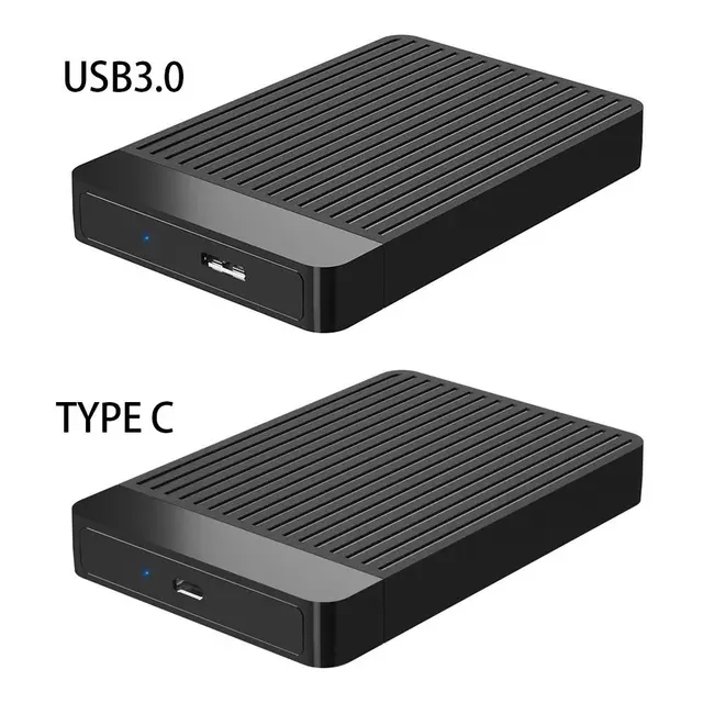 1Pc New 2.5inch SSD External Case Type C SATA to USB Hard Drive Enclosure USB3.0 6TB Powerful Universal HDD Disk 5