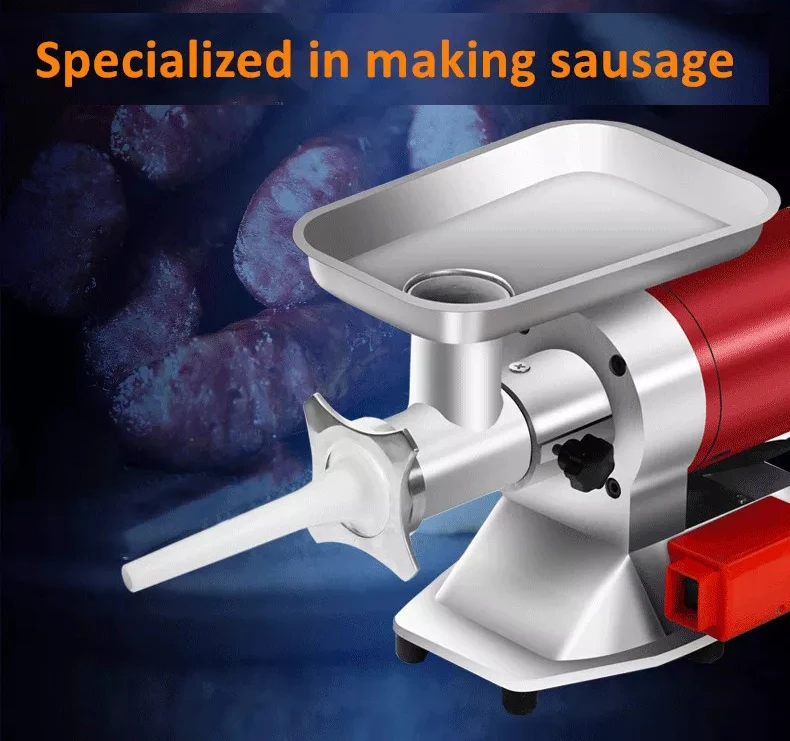 Big Power Small Size Commercial Meat Grinder Machine 1100W 300KG/H Heavy Duty Meat Vegetable Mincer Machine 5