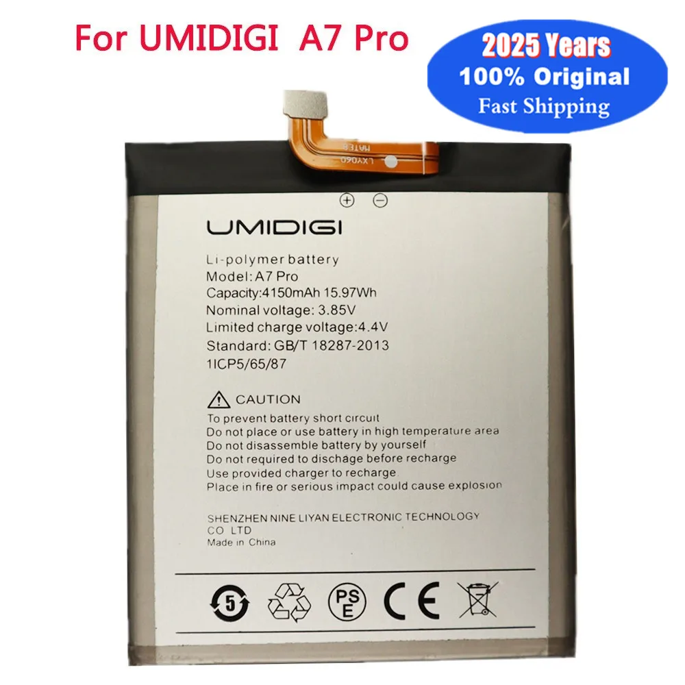 2025 Years High Quality Original Battery For UMI Umidigi A7 Pro
