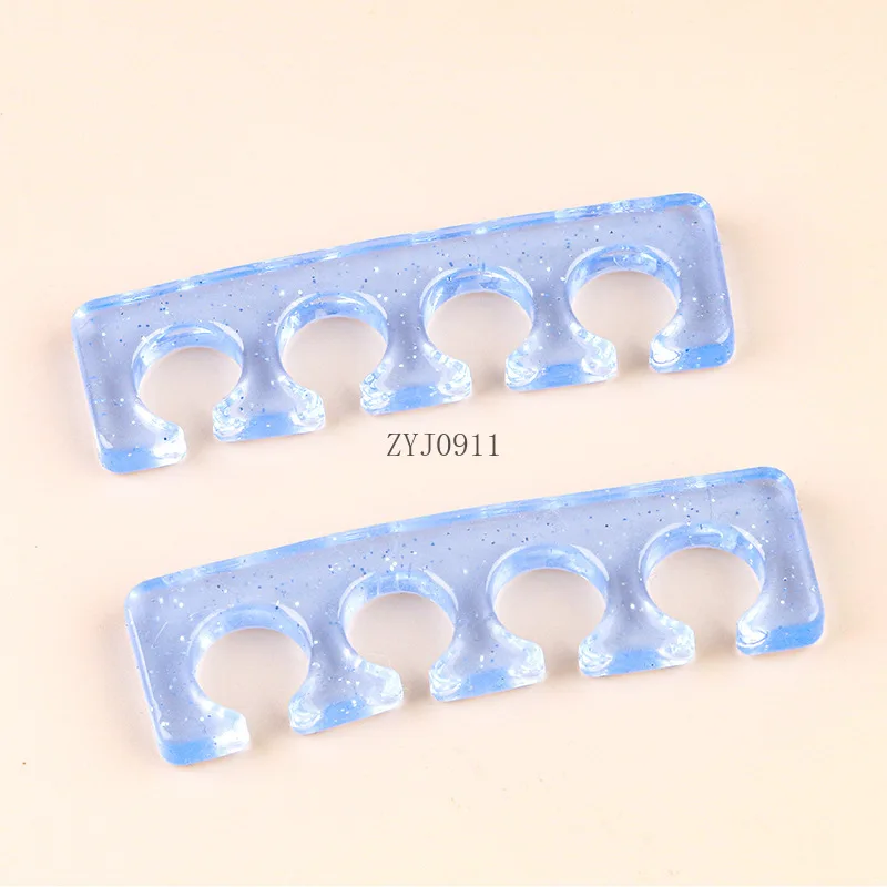 *Nail art silicone finger separator can be recycled, toe separator, nail separator, isolator, universal for feet and hands