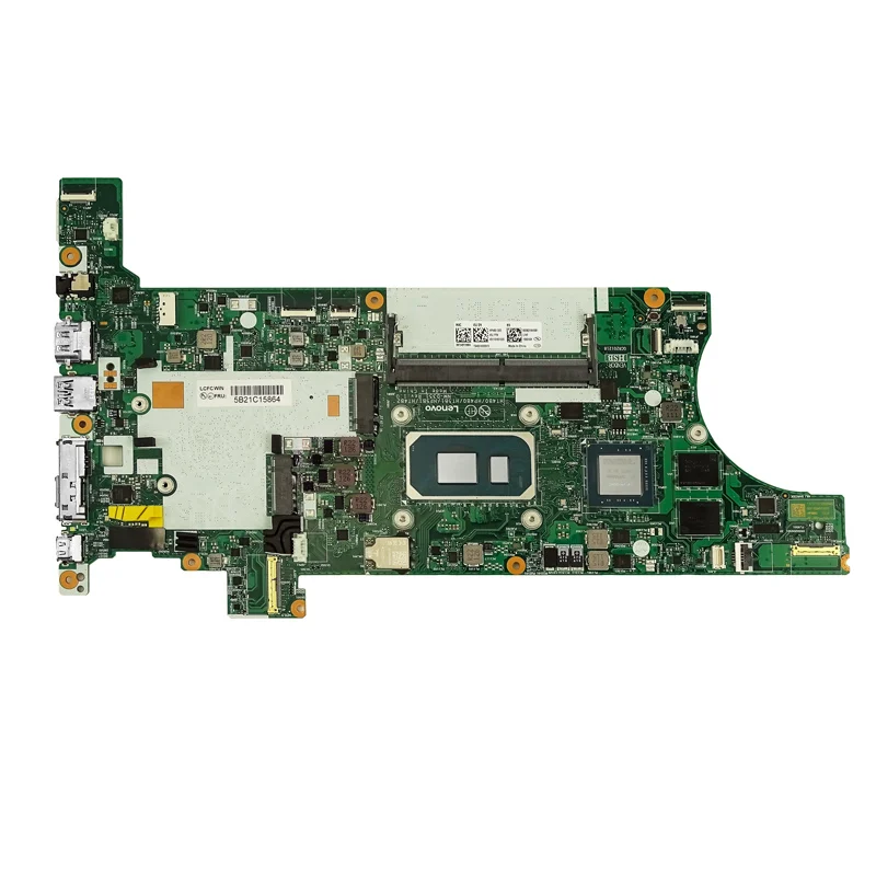 

T14 Gen 2 T15 Gen 2 Laptop Motherboard for Lenovo ThinkPad NM-D352 FRU;5B21C15824 5B21H55261 CPU;I7-1165U-16G I7-1185-16G