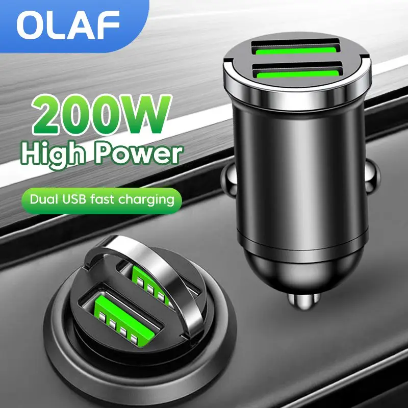 200W Dual USB Car Charger 100W Mini USB C Car Phone Charger QC3. 0Fast Charging Adapter for iPhone14 13 12 Xiaomi Huawei Samsung BEST SELLERS 200W Dual USB Car Charger 100W Mini USB C Car Phone Charger QC3. 0Fast Charging Adapter for iPhone14 13 12 Xiaomi Huawei Samsung BEST SELLERS