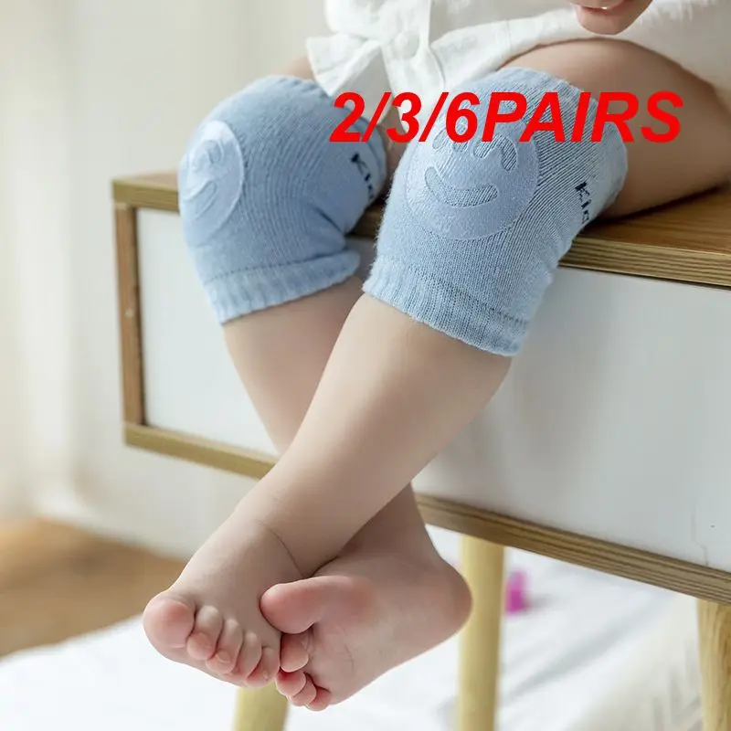 

2/3/6PAIRS Infant Safety Gear Cushioned Knee Protection Crawling Knee Protection Non-slip Design 11 * 8cm / 4.33 * 3.15