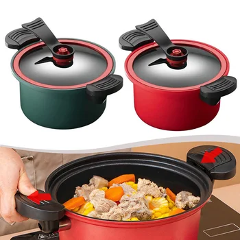 3.5L Pressure Cooker With Non-stick Coating Kitchen Vacuum Pressure Soup Pot Stew Pot Mic Pressure Cooker 1