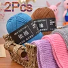 2Pcs Milk Cotton Crochet Yarn Knitting Wool Needlework Dyed Lanas For Crochet Crafts Sweater Hat Dolls Scarf DIY Knitting line 1