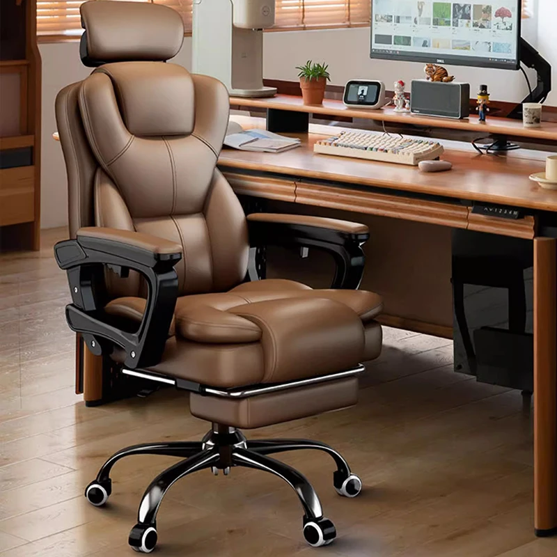 

Vintage Executive Office Chairs Vintage Wheels Elastic Hairdressing Gaming Chair Makeup Extension Silla Gamer Home Furniture