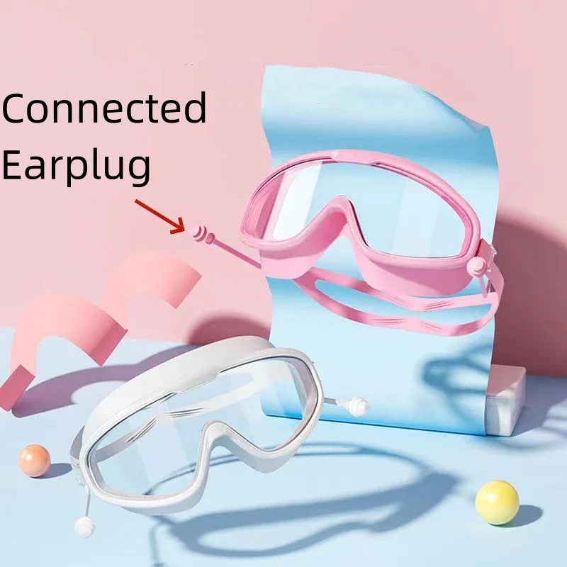 Anti-Fog Wide View Swimming Goggles with Earplugs – Adult & Youth 3