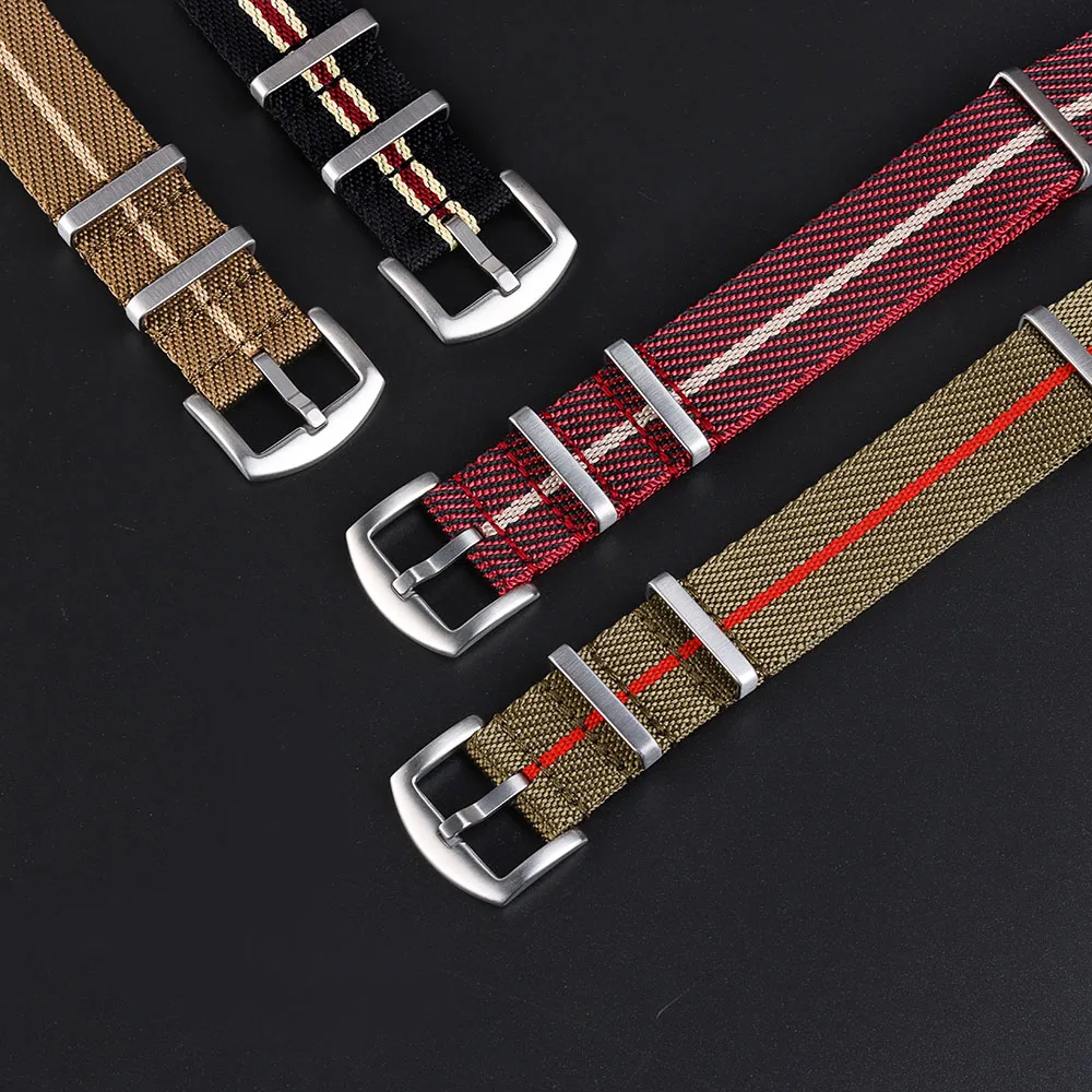 Premium Militär armband für Tudor Nylon Uhren armband für Seiko 18 20 22mm Stoff Armband für Rolex Mann Frauen Gürtel für Omega 007