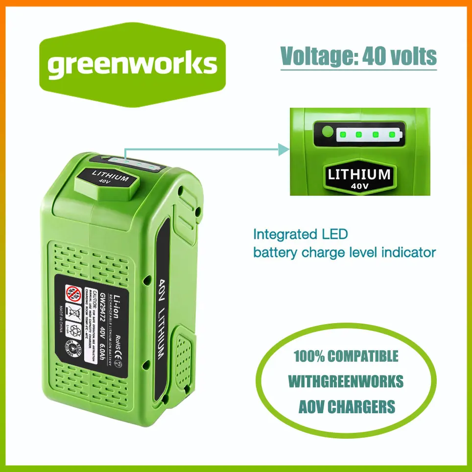 Pelle à neige Greenworks G-MAX 40 V 12 pouces avec batterie et chargeur