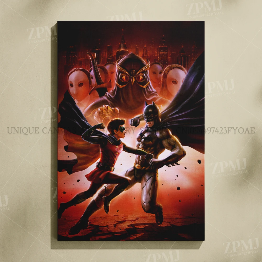 Justice League Superhero Batman Wall Art - Canvas Home Decor Poster Prints
