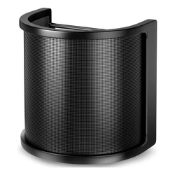 Premium Universal Microphone Pop Filter with Metal Windscreen (Double Layer)