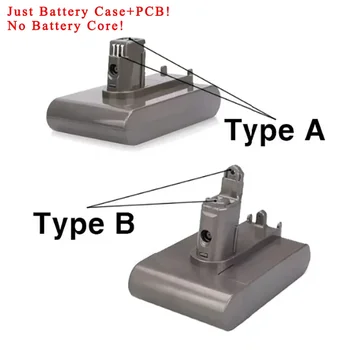 Batteria Custodia in plastica Circuito di ricarica PCB Box Shell per Dyson 22.2V DC31 DC34 DC35 DC44 DC45 DC56 DC57 Aspirapolvere Parte