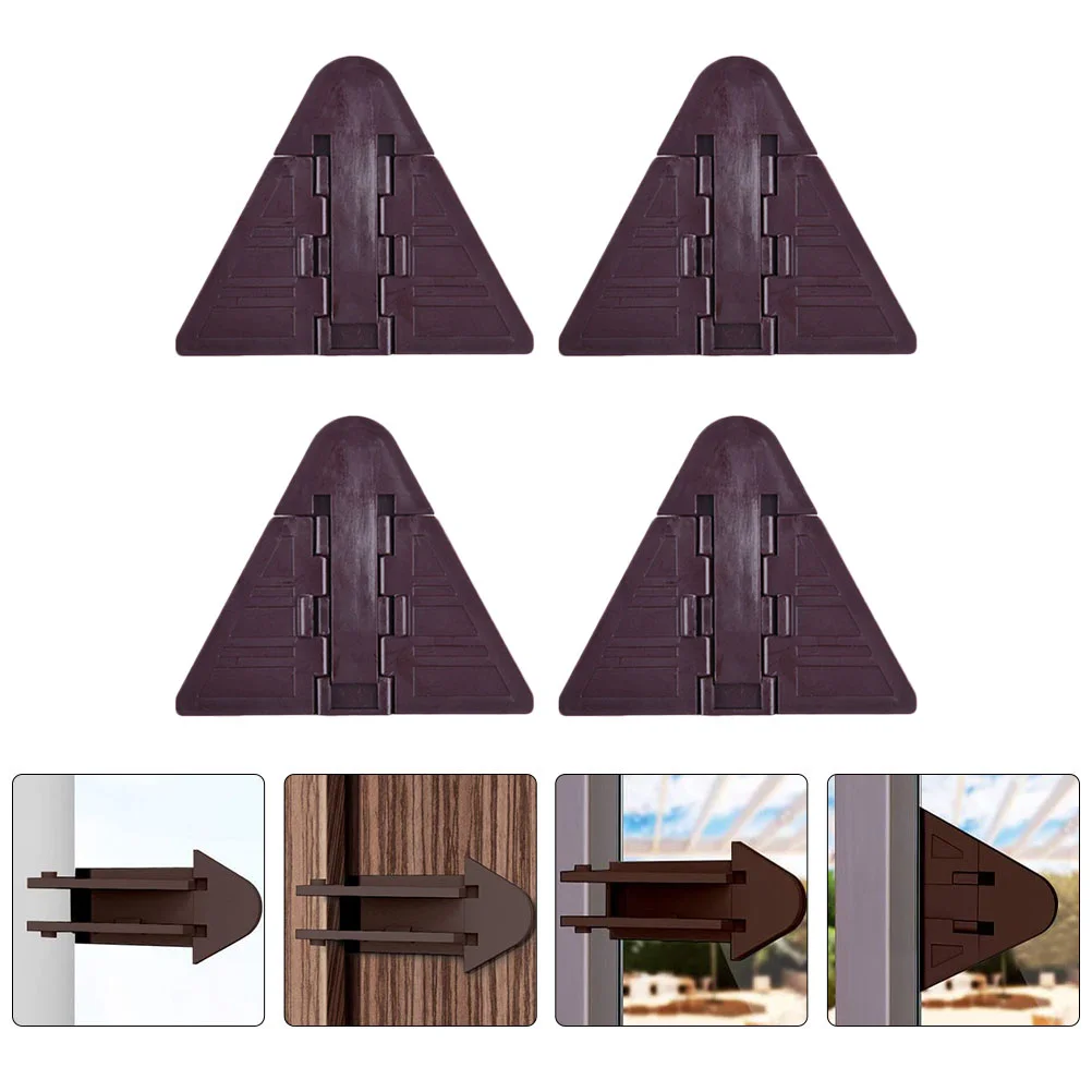 4 Pcs Child Safety Lock Sliding Door Window Cabinet Security Latch Hardware Window Safety Device Reusable Protection Tool Fits