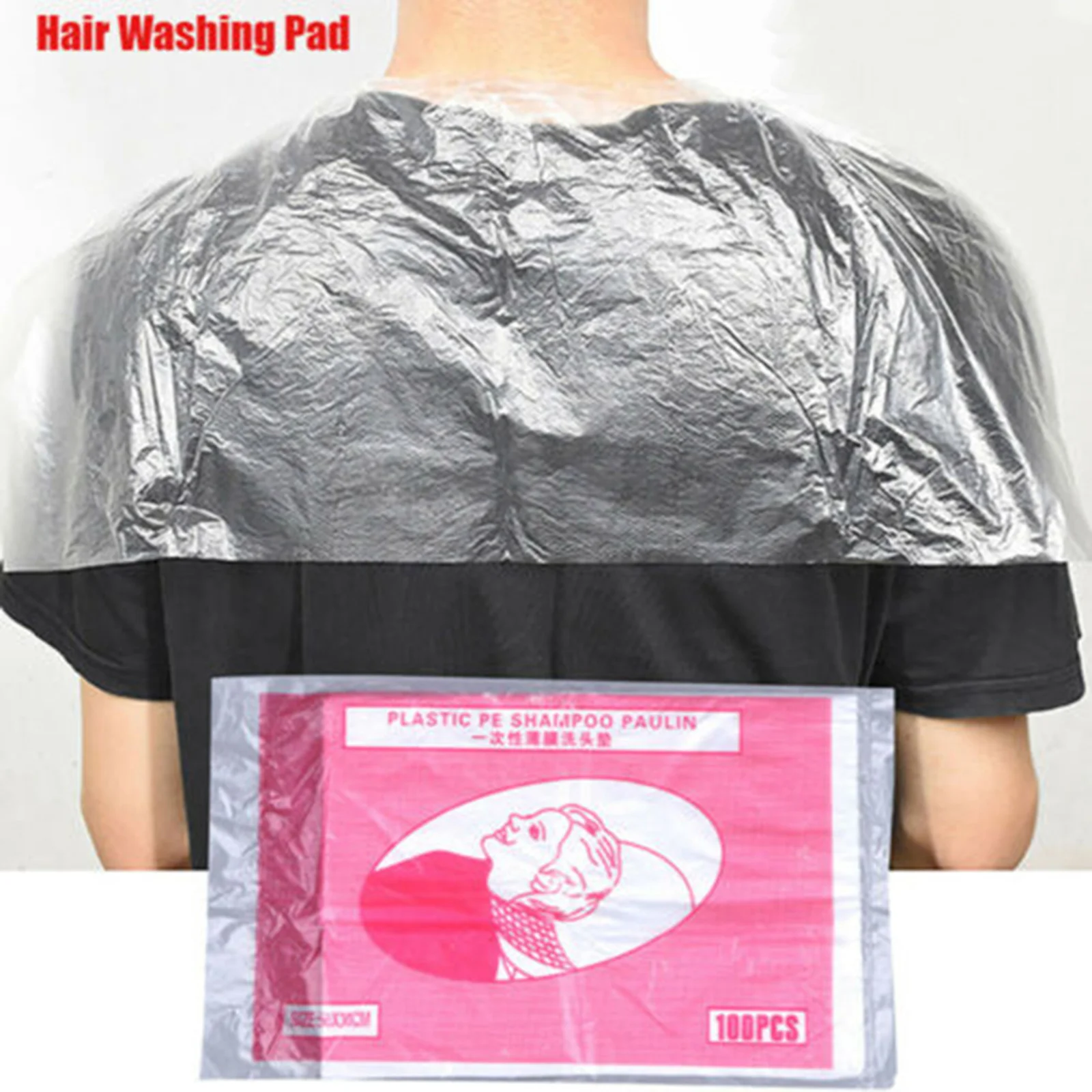 Disposable Hair Cap 100/200/300pcs Hair Cutting Capes Hairdressing Home Dyeing Barbers Apron SNO88 haircut cape hairdressing cape disposable hair cap hairdressing bibs