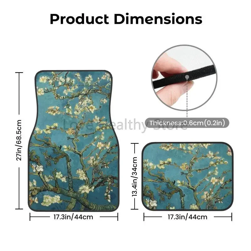 Almond Flower Car Mats 6
