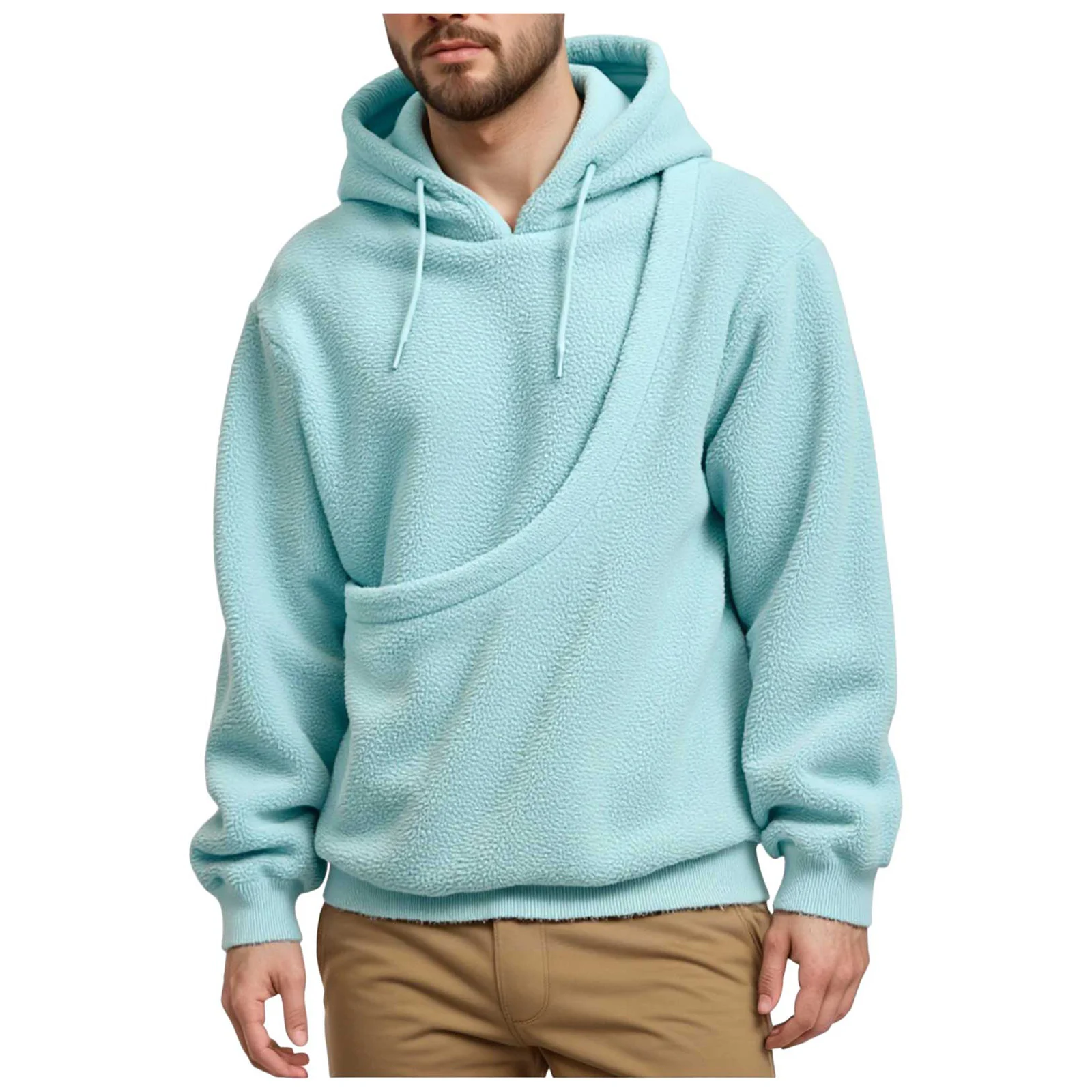Hot Selling Hoodie 2025 Man Pullover Unisex Cat And Dog Bag Hooded Sweatshirt Pocket Pet Bag Holder Fleece Sweatshirts For Man