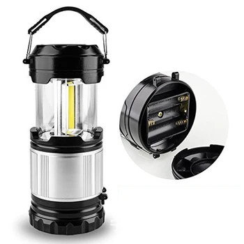 LED Camping Lantern Rechargeable Camping Lamp Stretching Horselight CO B With 1 Flashlight Emergencies Hiking Camping Equipment 4