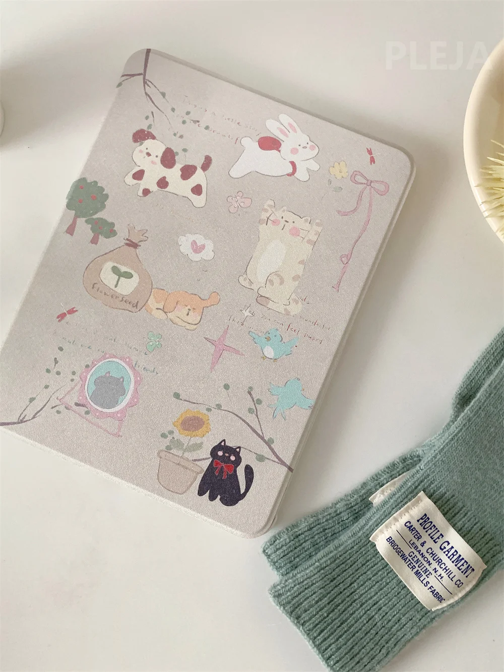 Cartoon Pets Tablet Case For Apple iPad