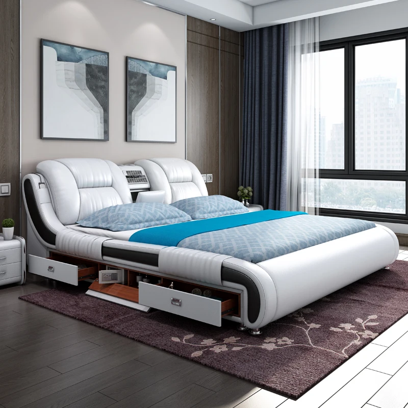 Letto Matrimoniale Con Struttura Matrimoniale Supporto Di Lusso Moderno Soggiorno Doppio Letto Matrimoniale Contenitore Principessa Letto Matrimoniale