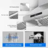 Tieasy 900CFM 30-inch Wall Mount Stainless Steel 3-Speed Fan Touch Screen LED Light Range Hood USGD2875 5
