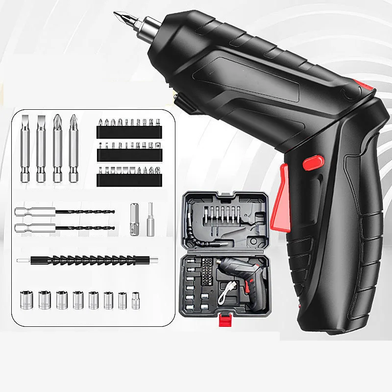 

Electric Screwdriver Rechargeable Lithium Battery Cordless Electric Screwdriver Multifunctional Electric Drill DIY Power Tool