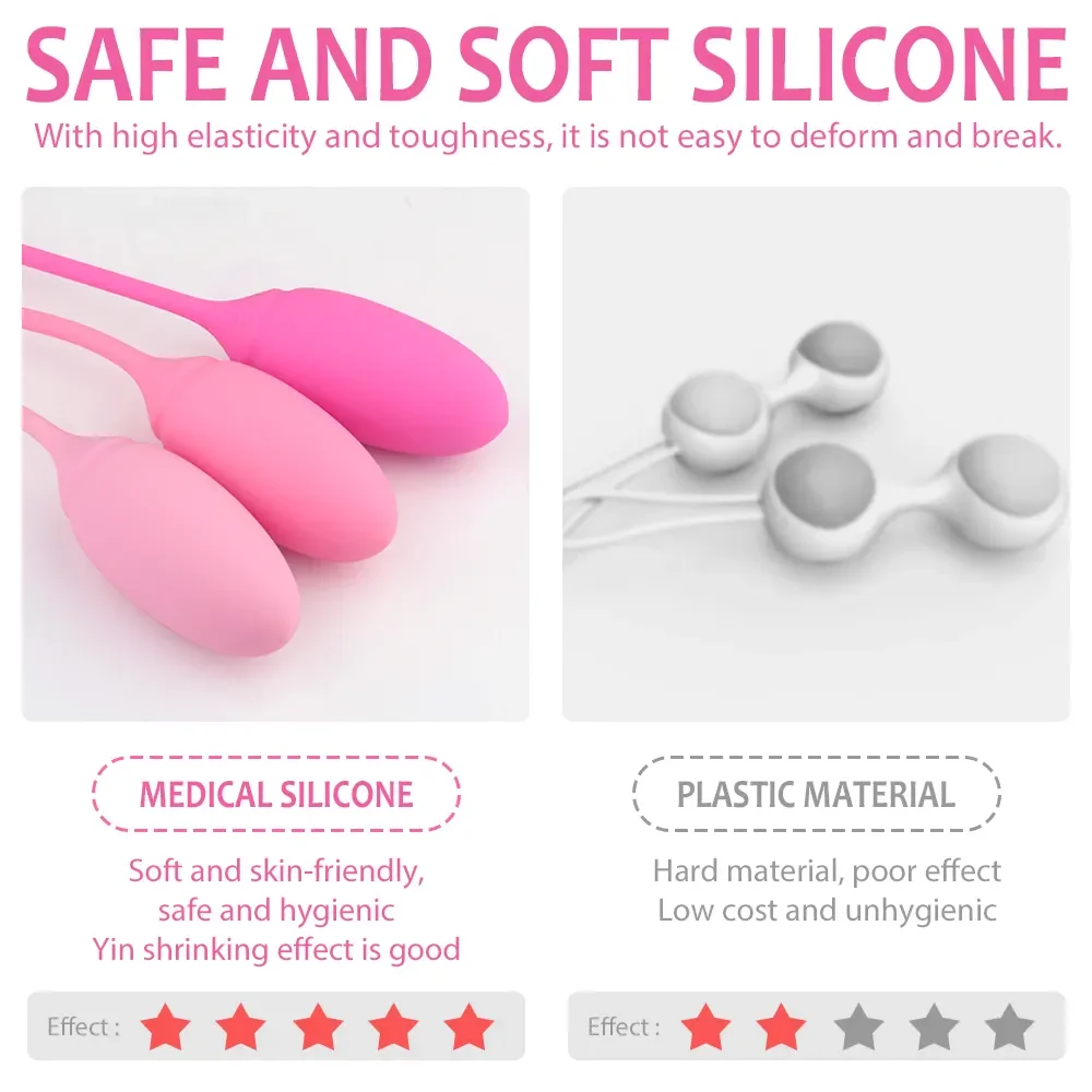 Kegel Weight Exercises Smart Love Balls Three in One chinese Balls for Wowen Bagina Ball