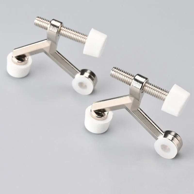2PCS Hinge Pin Door Stop Adjustable Heavy Duty Hidden K-Type Thick Door Stop with Rubber er Damper Hardware door stopper silicone door stopper door stopper bumpers