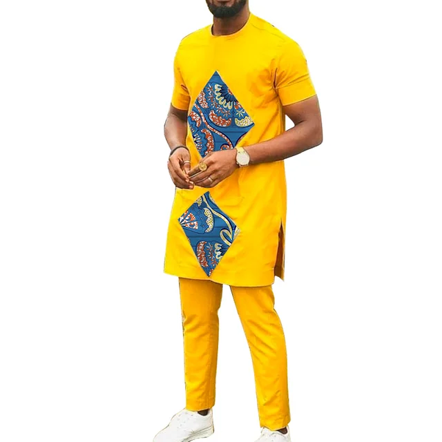 Mustapha Short Sleeved Kaftan Outfit - Image 5