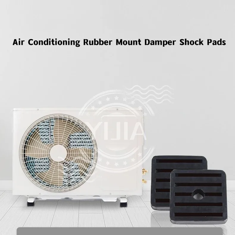 Supporti Antivibranti In Gomma Per Aria Condizionata - Set Da 4 Pezzi, 11x5x8.7 Cm - Foto 2