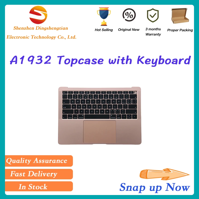 Nuovo Per Macbook Air 13 "Retina A1932 Topcase Con Tastiera Us Uk 2018 2019 Space Grey Silver Gold Emc 3184