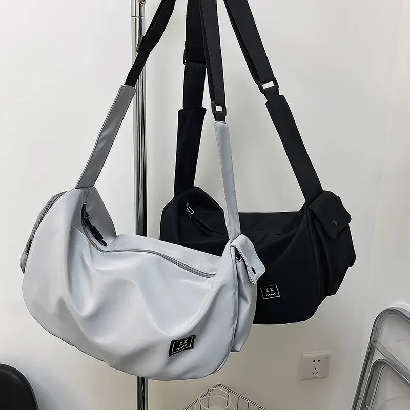 Korean Harajuku Crossbody Bag Sports Yoga Fitness Swimming Bag Men Women Fashion Large Capacity Lightweight Luggage Storage Bag