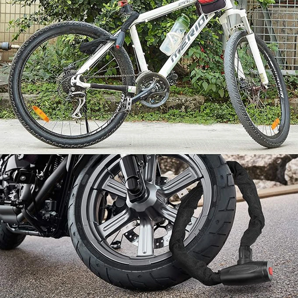 

Black Wide Application Bike Chain Lock High-performance Made With Alloy Sturdy And Durable