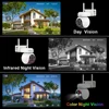 Srihome SH052 Wifi 5MP Wireless PTZ IP AI Auto Tracking Sound&Light Alarm Starlight Color Night Vision Outdoors Surveillance Cam 3
