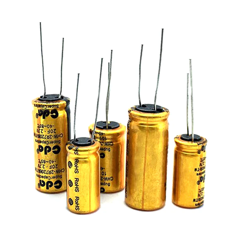 Chw Cda Super Condensatori Farad Condensatore 2.7V 5F Supercondensatori Chw-2R7505R-Tw