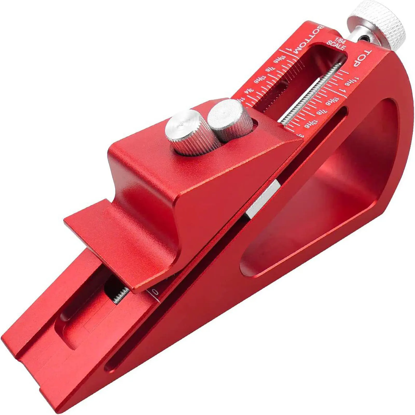 1-PCS-Block-Integrated-Woodworking-Height-Gauge-Red-Adjustable-For ...