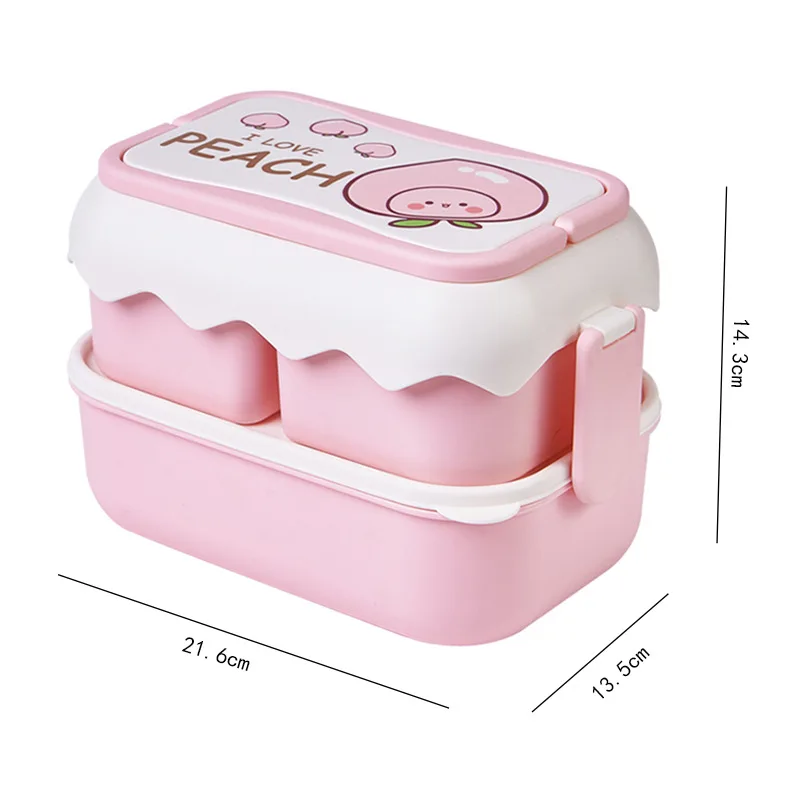 Lunch Box High-capacity Microwavable Children's Student Lunch Box